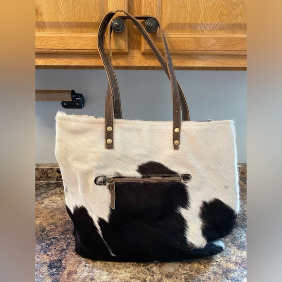 Myra Cowhide Tote - Picture 2 of 2